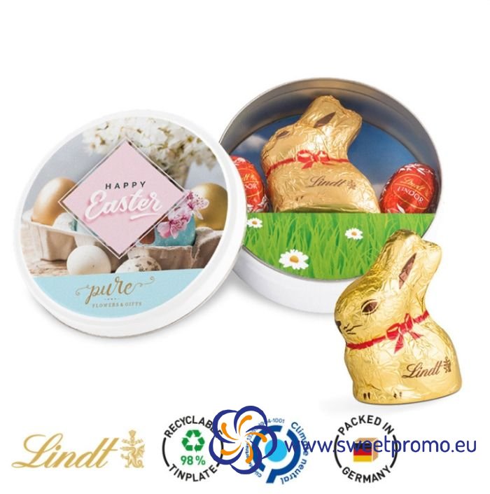 Easter Bunny Lindt tin 14,6g - Amount in package: 300pcs