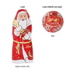 Vánoční reklamní čokoládová Lindt sada