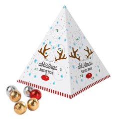 Pyramid advent calendar with chocolate