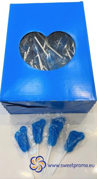 Lollipop foot blue