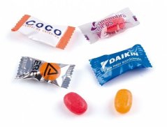 Reklamní bonbóny flow pack