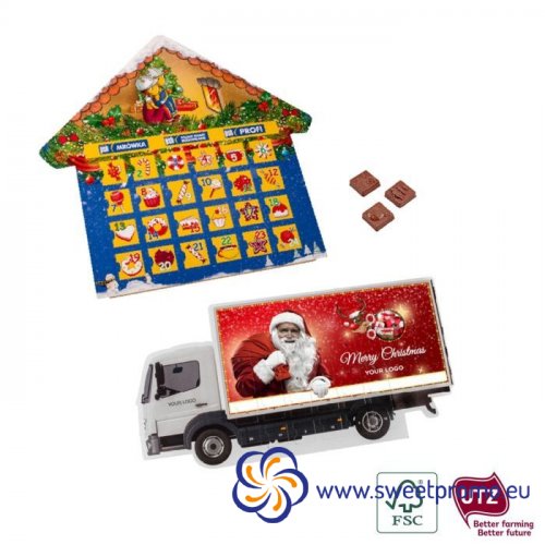 Advent calendar House, Car, Train - Amount (pcs in package): 1000