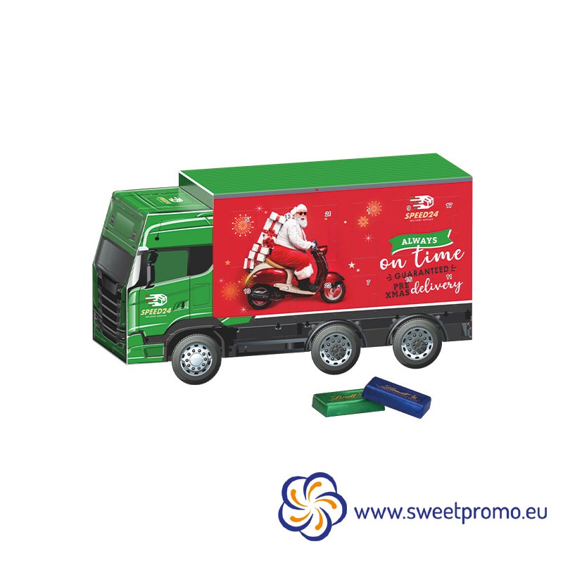 Truck advent calendar Lindt chocolate