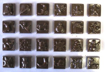 Illustration photo: blister pack of an advertising A5 Advent calendar