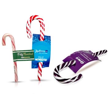 Christmas lollipop sticks with paper card