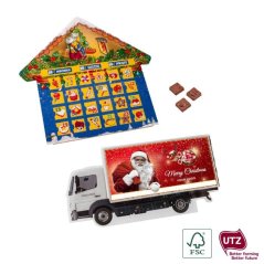Advent calendar House, Car, Train