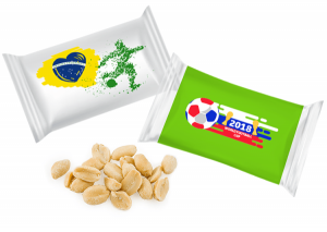 Personalised snacks, nuts - With custom printing