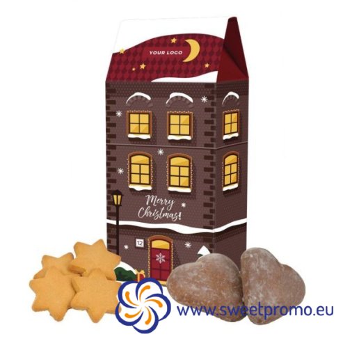 Gingerbread house - Amount in package: 100pcs