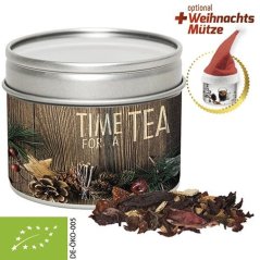 Organic Christmas fruit tea in can - 200 pcs