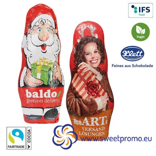 Čokoládový Santa Claus Midi - 504 ks