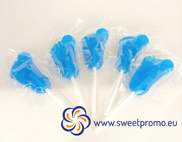 Lollipop foot blue