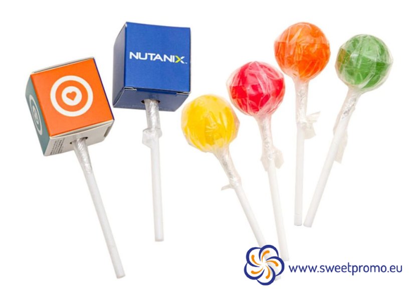 CUBE lollipop 9g - Amount in package: 100pcs