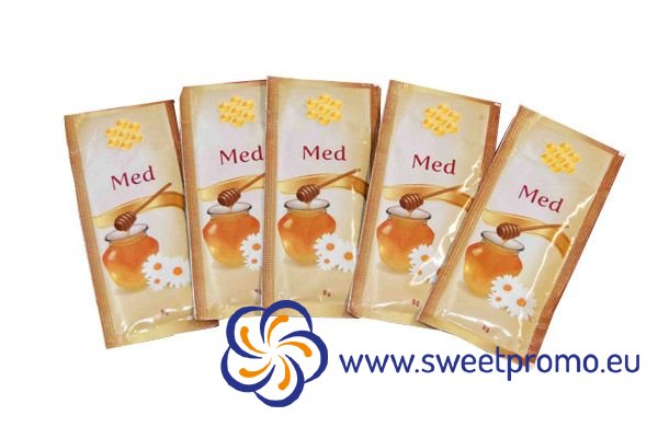 advertising, personalised honey with printing